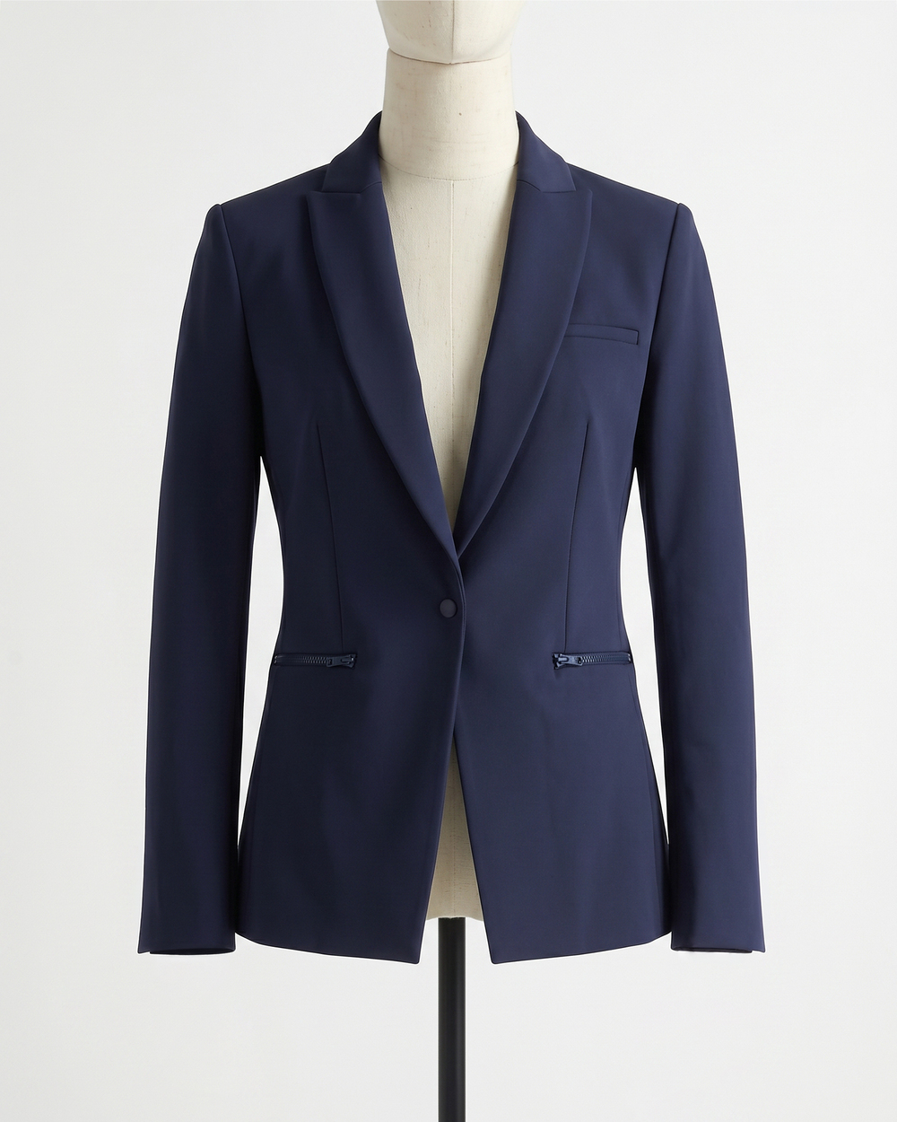 Scuba Single-Breasted Convertible Blazer